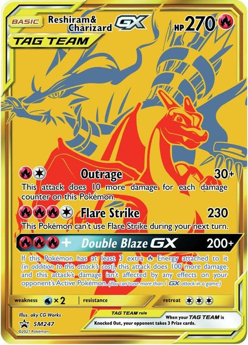 Reshiram & Charizard GX - SM247