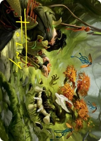 Commune with Spirits Art Card (Gold-Stamped Signature) [ASNEO - 40]