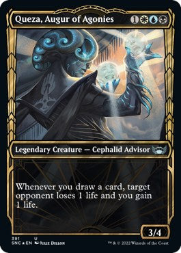 Queza, Augur of Agonies (Gilded Foil)