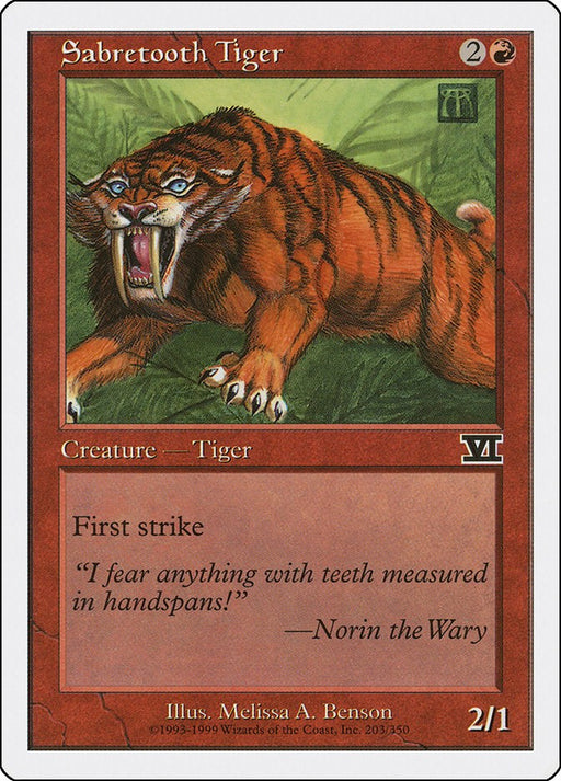 Sabretooth Tiger [6ED - 203]