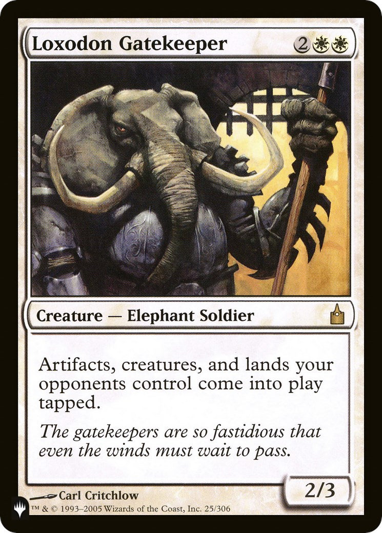 Loxodon Gatekeeper [LIST - 25/306]