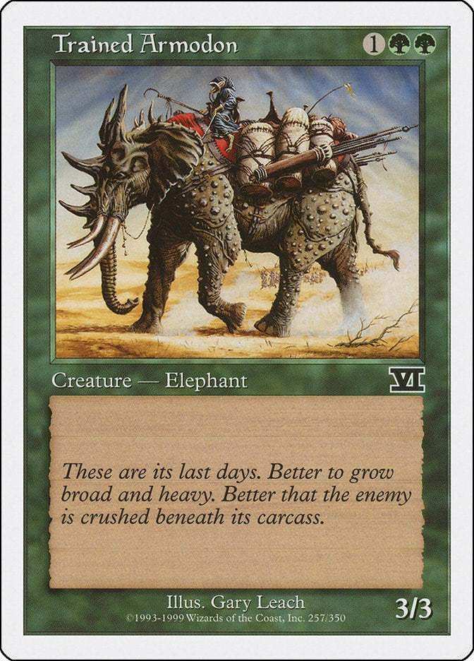 Trained Armodon [6ED - 257]
