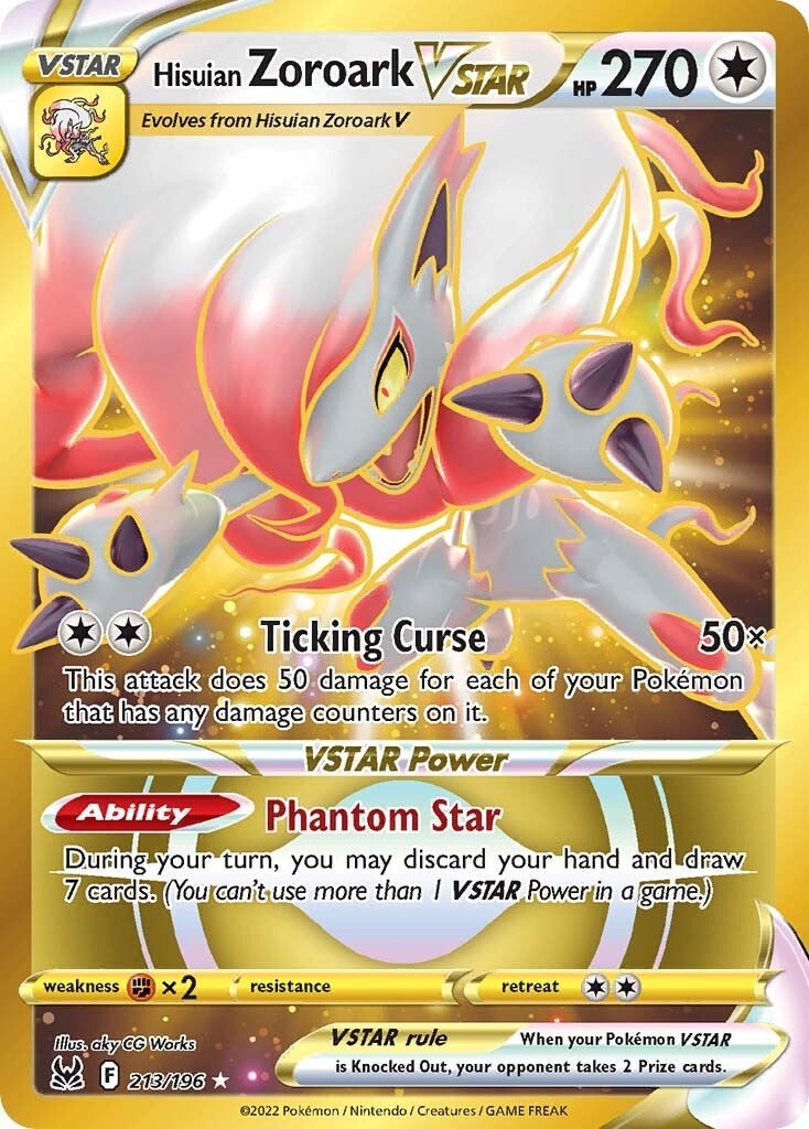 Hisuian Zoroark VSTAR (213) (Secret)