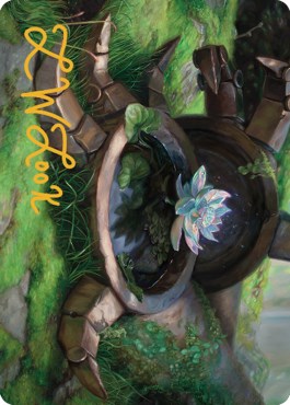 Timeless Lotus Art Card (Gold-Stamped Signature) [ASDMU - 57]