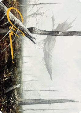Swamp Art Card (Gold-Stamped Signature) [ASDMU - 64]
