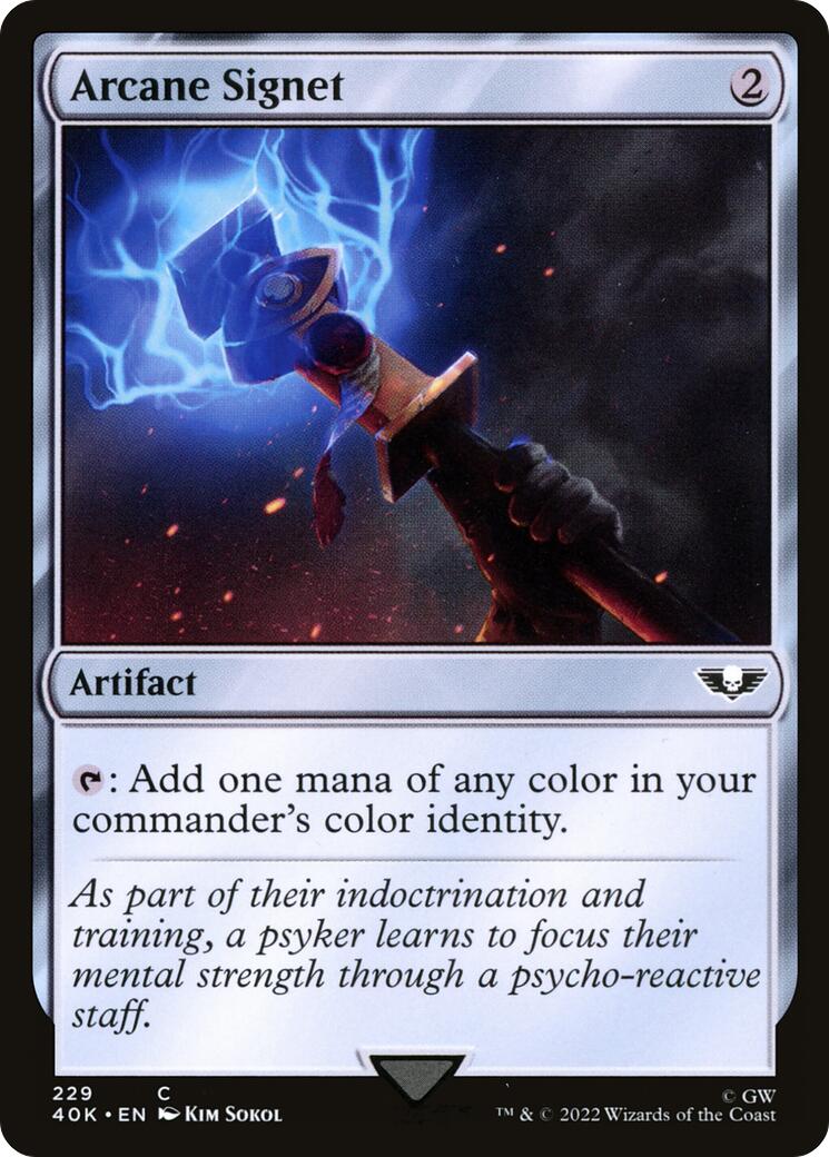 Arcane Signet (229) [40K - 229]