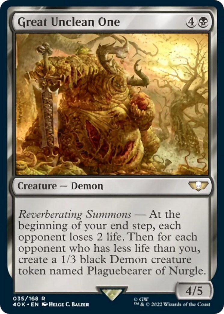 Great Unclean One [40K - 35]