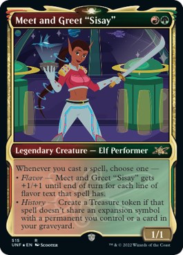 Meet and Greet "Sisay" (Showcase) (Galaxy Foil) [UNF - 515]