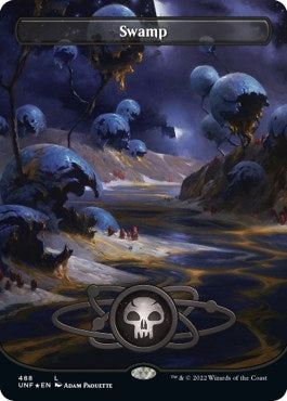 Swamp (488) (Borderless) (Galaxy Foil) [UNF - 488]