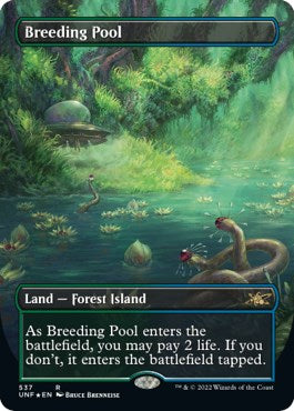 Breeding Pool (Borderless) (Galaxy Foil) [UNF - 537]