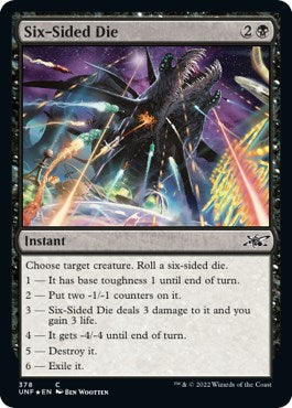 Six-Sided Die (Galaxy Foil) [UNF - 378]