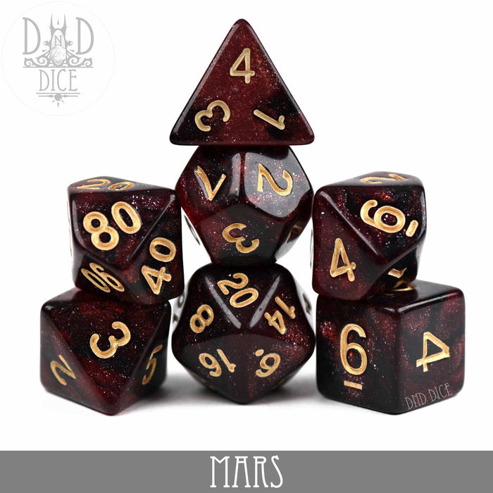 Mars Galaxy 7 or 11: 7 Dice Set