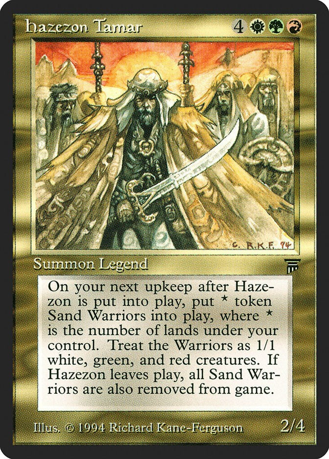 Hazezon Tamar [LEG - N/A]