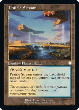 Prairie Stream (Retro Frame) [BRC - 193]