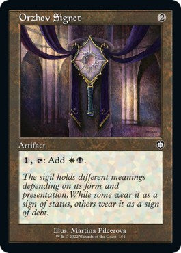 Orzhov Signet (Retro Frame) [BRC - 154]