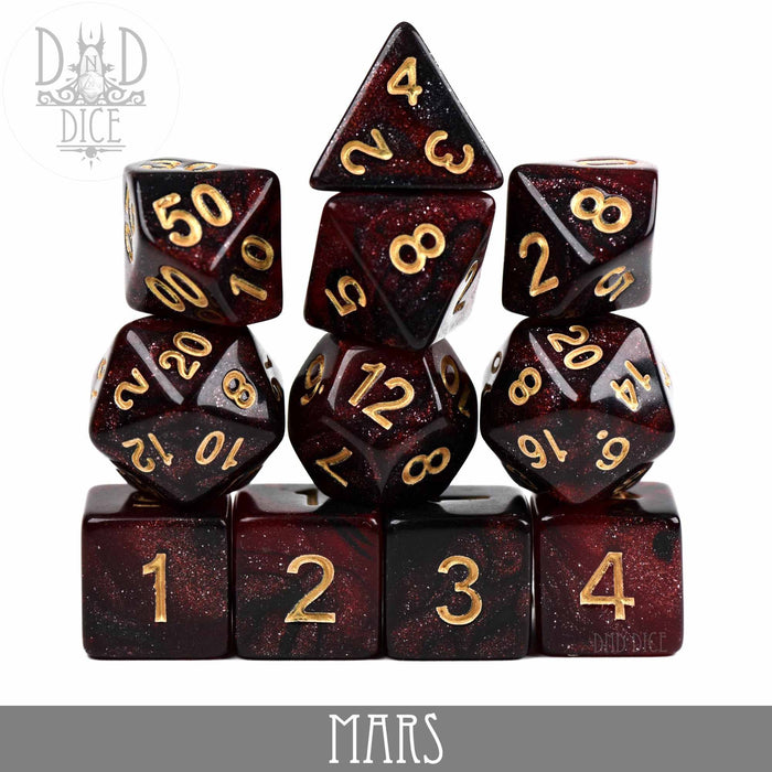 Mars Galaxy 7 or 11: 7 Dice Set