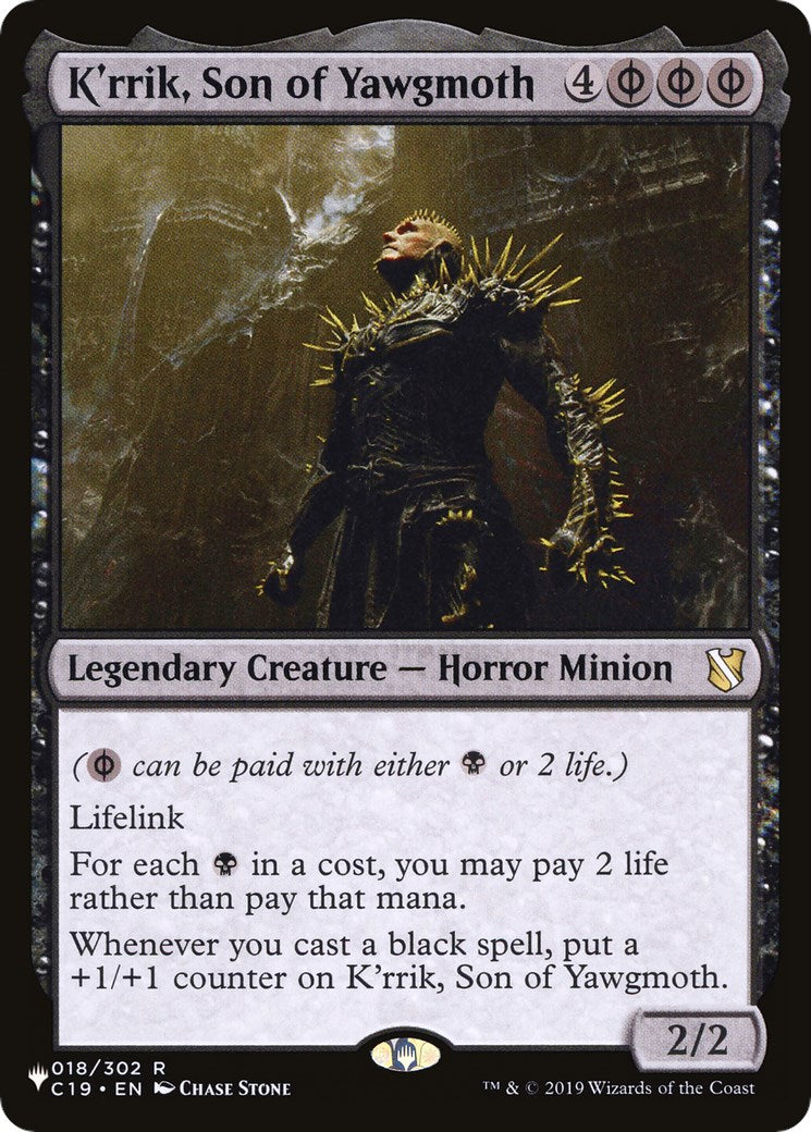 K'rrik, Son of Yawgmoth [LIST - 018/302]