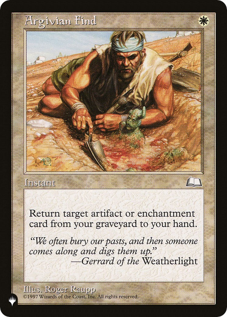 Argivian Find [LIST]
