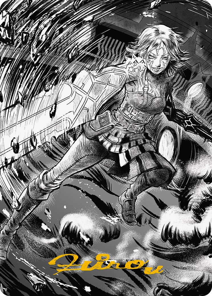 Nahiri, the Unforgiving Art Card (80/81) (Gold-Stamped Signature) [ASONE - 80]