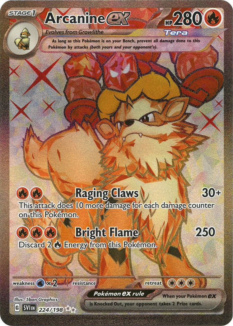 Arcanine ex - 224/198 [SVI - 224]