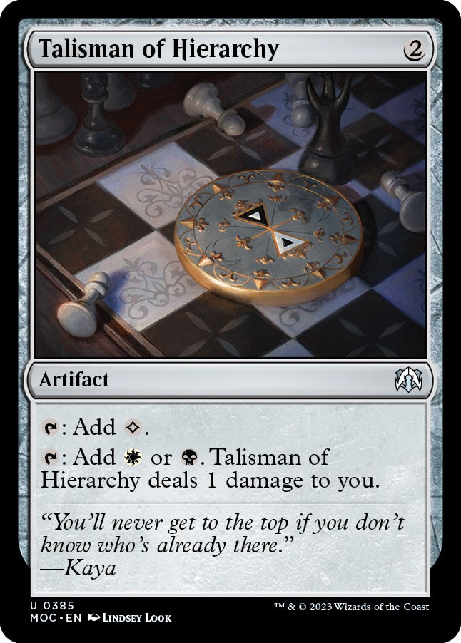 Talisman of Hierarchy [MOC - 385]
