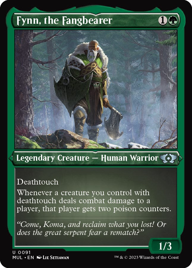 Fynn, the Fangbearer (Foil Etched) [MUL - 91]