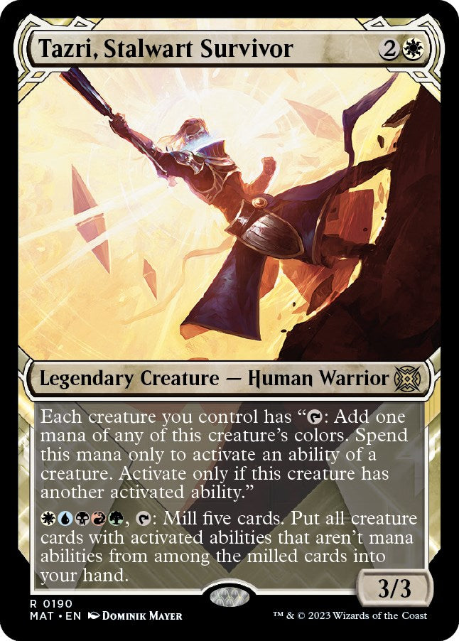 Tazri, Stalwart Survivor (Halo Foil) [MAT - 190]