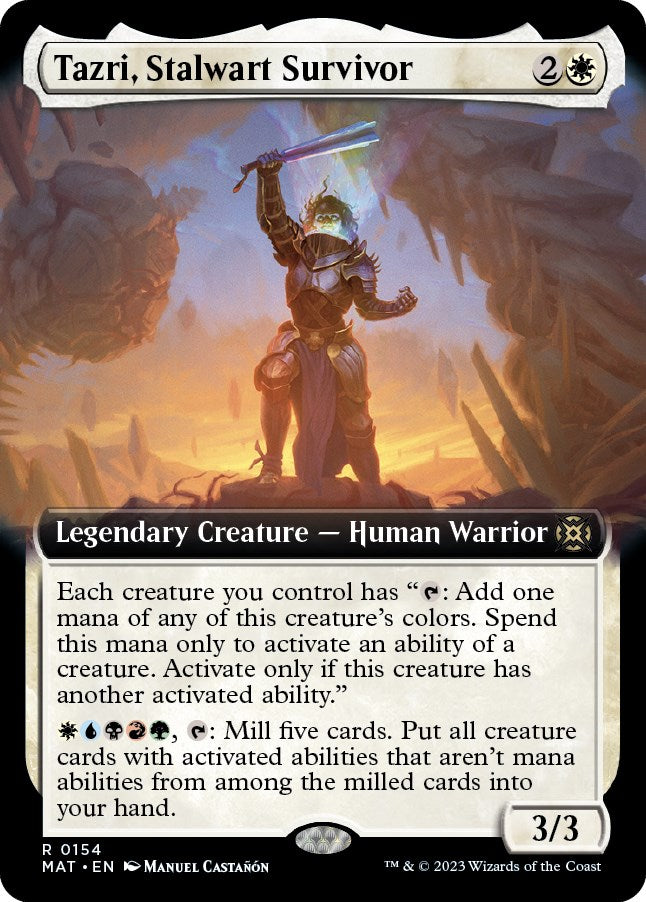 Tazri, Stalwart Survivor (Extended Art) [MAT - 154]