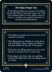 The Ring Helper Card (Back)