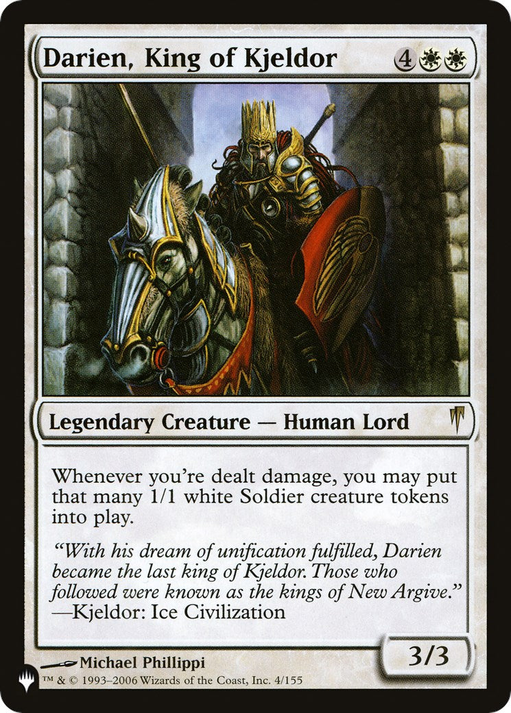 Darien, King of Kjeldor [LIST - 4/155]