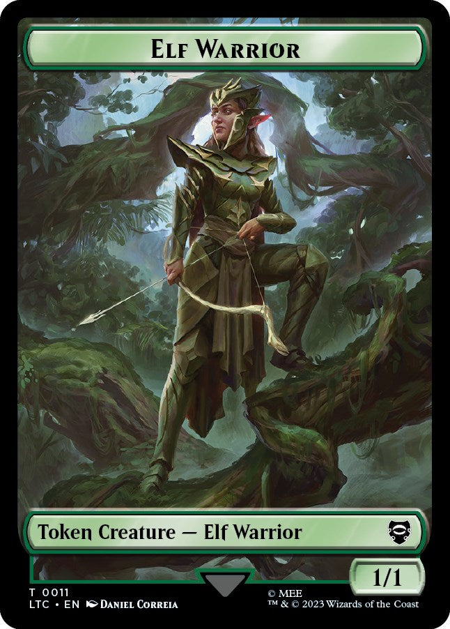 Elf Warrior // Bird (0006) Double-Sided Token [LTC - 11 // 6]