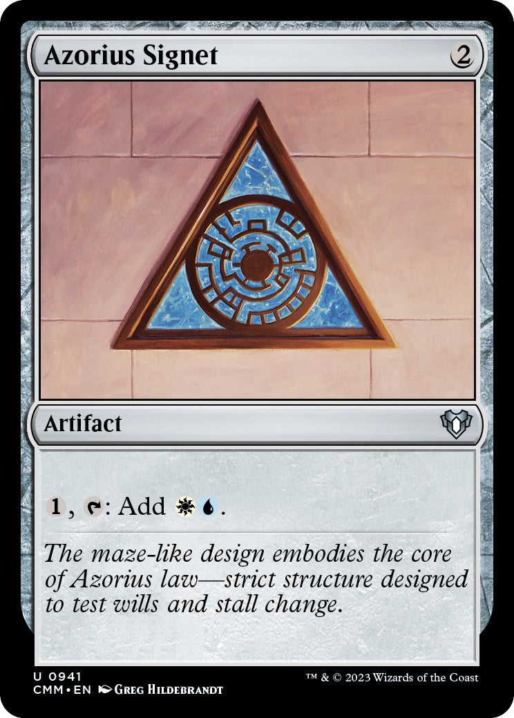 Azorius Signet [CMM - 941]