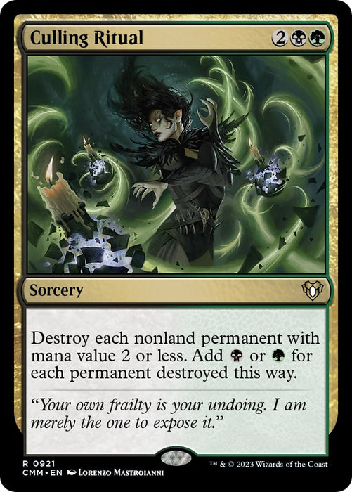 Culling Ritual [CMM - 921]