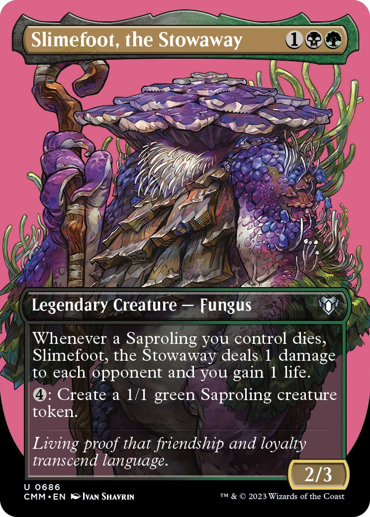 Slimefoot, the Stowaway (Borderless) [CMM - 686]