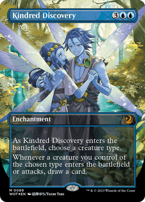 Kindred Discovery (Anime Borderless) (Confetti Foil) [WOT - 89]