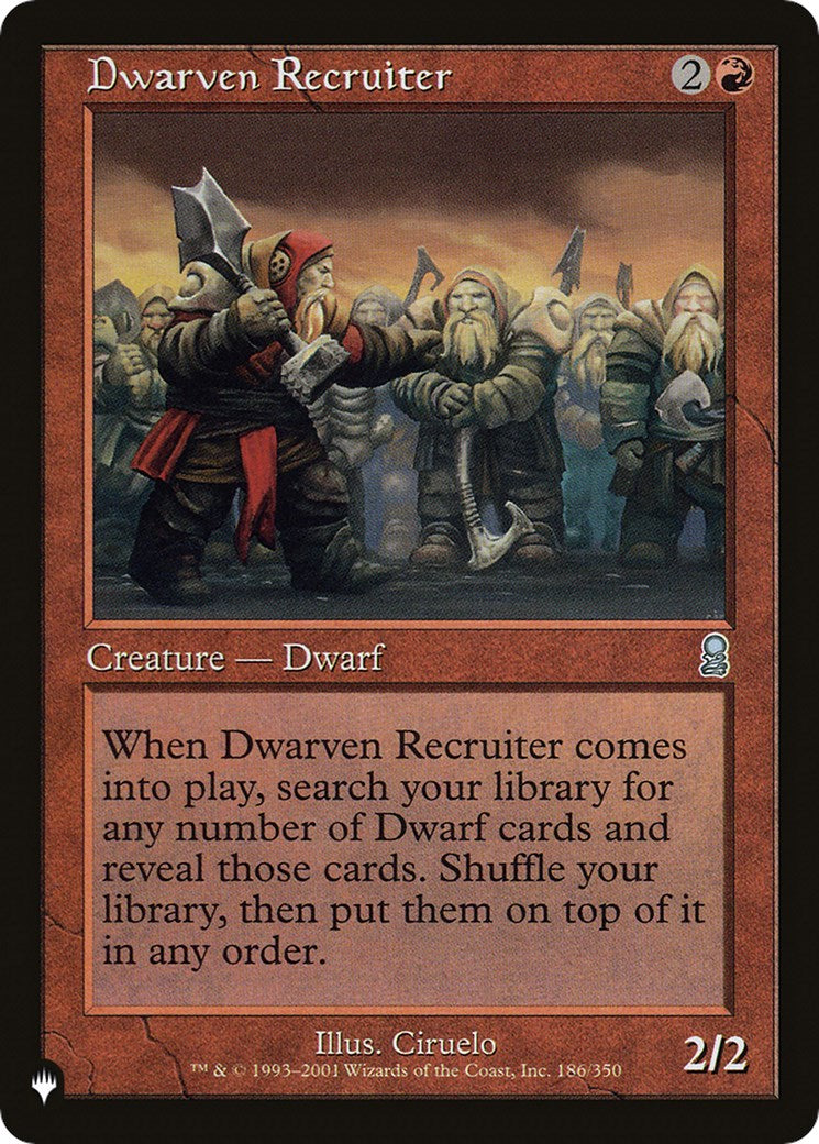 Dwarven Recruiter [LIST - 186/350]