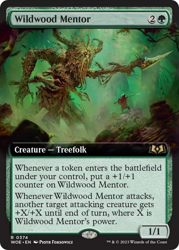 Wildwood Mentor (Extended Art) [WOE - 374]