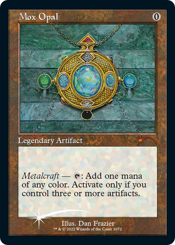 Mox Opal (Retro Frame) (Foil Etched) [SLD - 1072]