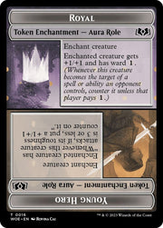 Monster Role / Sorcerer Role // Royal Role / Young Hero Role Double-Sided Token (Back)