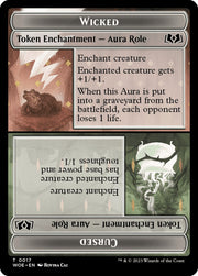 Wicked Role / Cursed Role // Emblem - On An Adventure Double-Sided Token