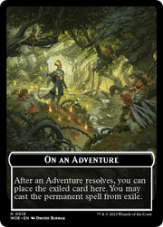 Wicked Role / Cursed Role // Emblem - On An Adventure Double-Sided Token (Back)