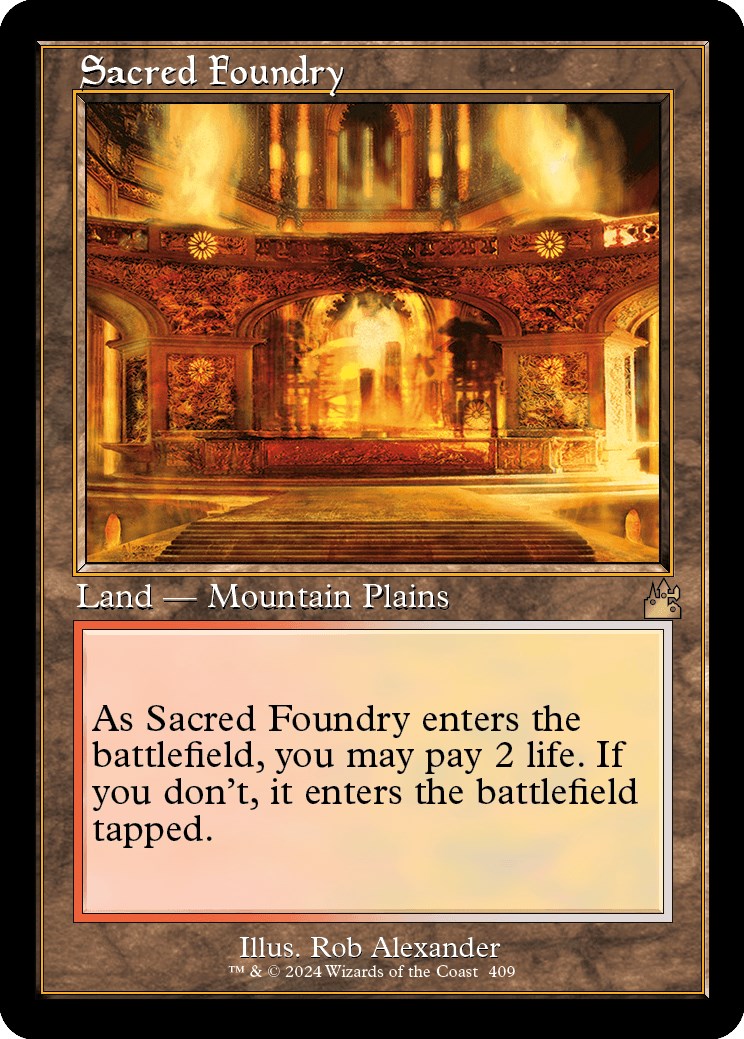 Sacred Foundry (Retro Frame) [RVR - 409]