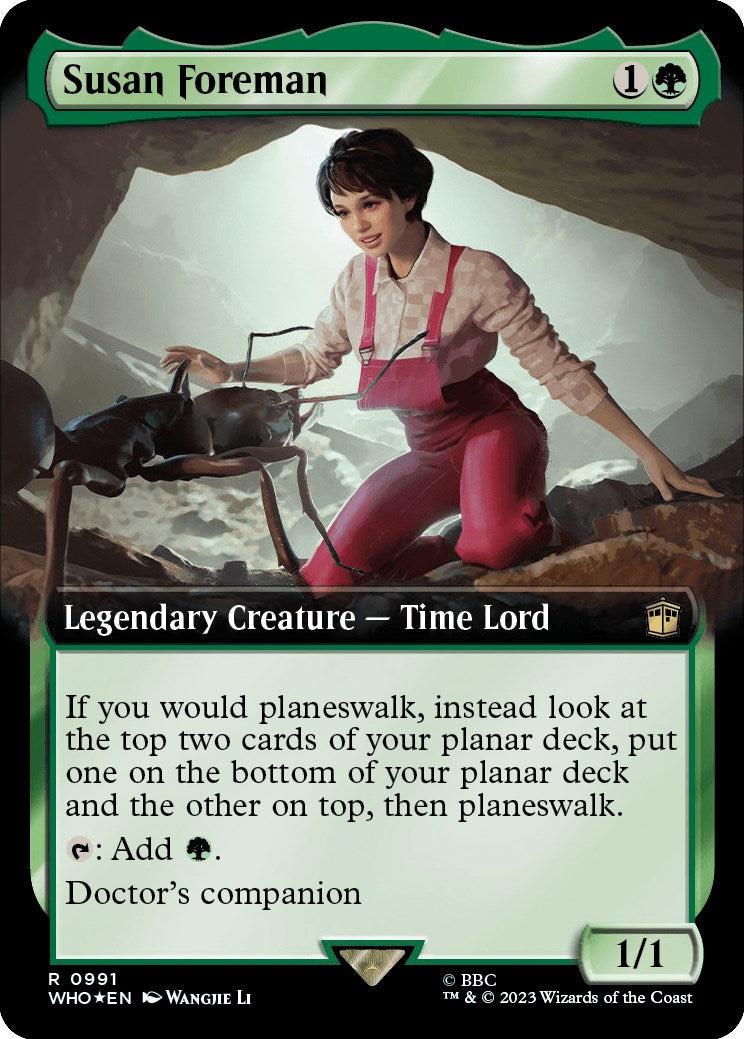 Susan Foreman (Extended Art) (Surge Foil) [WHO - 991]