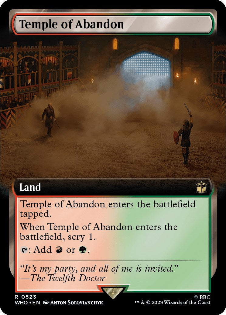 Temple of Abandon (Extended Art) [WHO - 523]