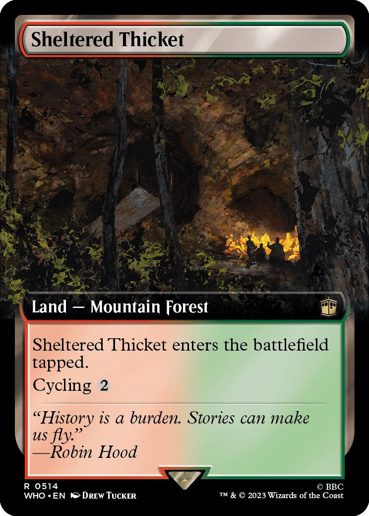 Sheltered Thicket (Extended Art) [WHO - 514]
