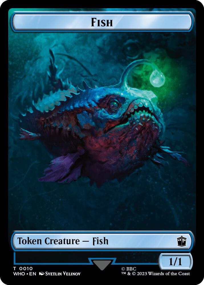 Human (0006) // Fish Double-Sided Token (Back)