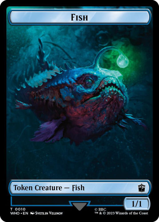 Human (0006) // Fish Double-Sided Token (Back)