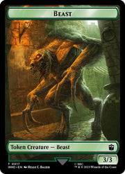 Fish // Beast Double-Sided Token (Back)