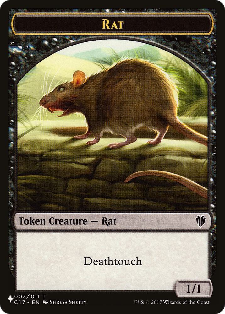 Cat Beast // Rat Double-Sided Token (Back)
