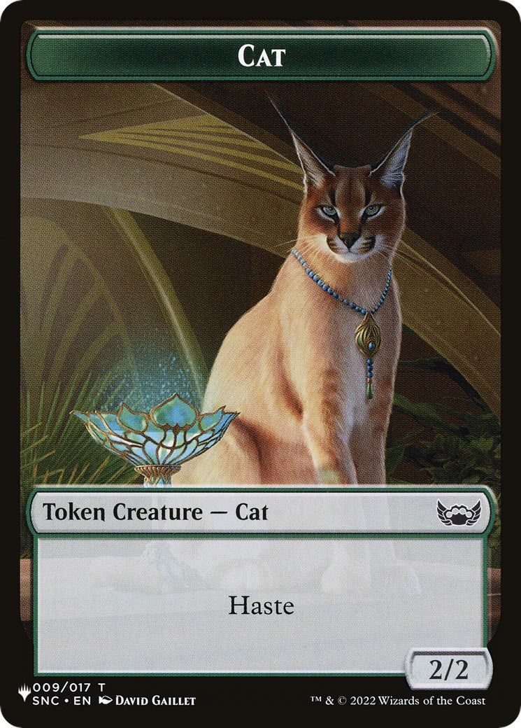 Cat (009) // Rat Double-Sided Token